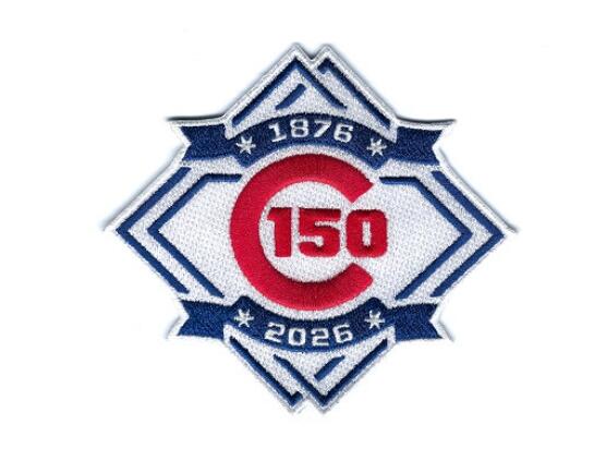 Chicago Cubs 150th Anniversary Patch