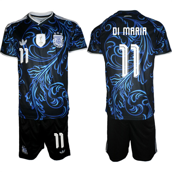 Men's Argentina #11 DI MARIA National Team FIFA x World Cup 2026 Away On Field Jersey