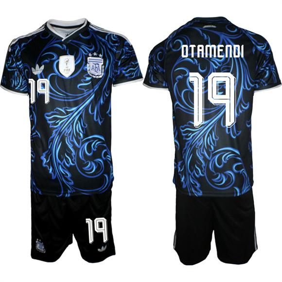 Men's Argentina #19 OTAMENDI National Team FIFA x World Cup 2026 Away On Field Jersey