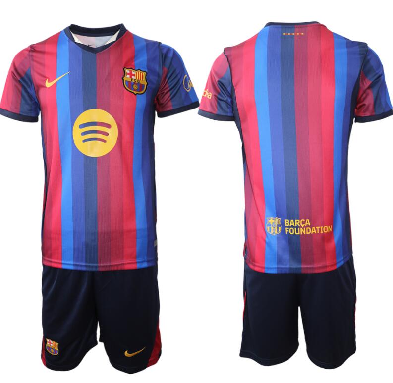 Men's Barcelona 2026-27 Home Suit Soccer Jerseys