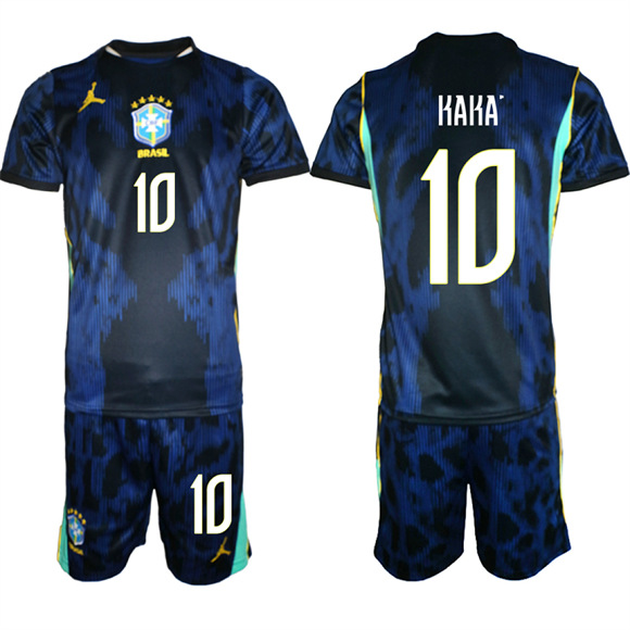 Men's Brazil #10 KAKA National Team FIFA x World Cup 2026 Away On Field Jersey