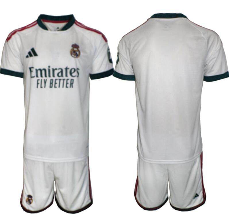 Men's Real Madrid 2026-27 Home White Soccer Suit Jerseys