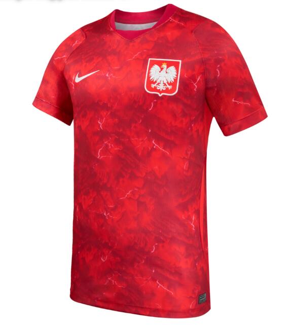 Men's Poland 2026 World Cup Away Soccer AAA Jersey