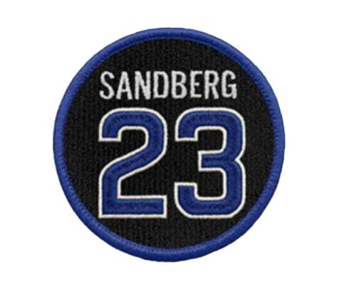 Chicago Cubs 23 Ryne Sandberg Tribute PATCH