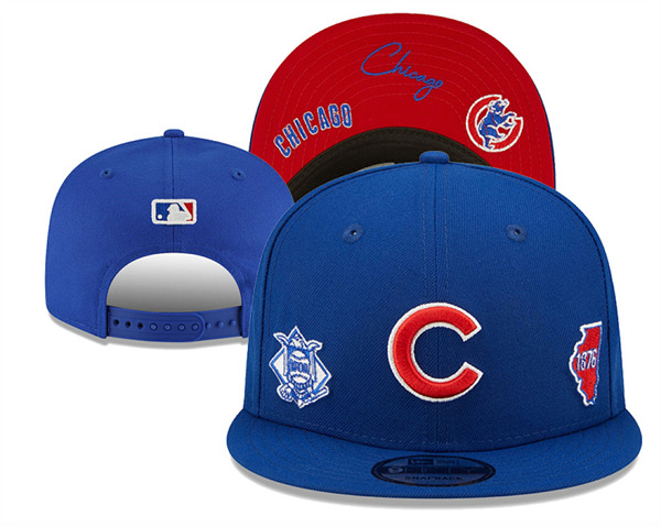 Chicago Cubs Stitched Snapback Caps-YD553