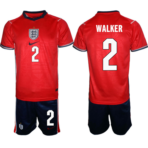 Men's England #2 WALKER National Team FIFA x World Cup 2026 Away On Field Jersey