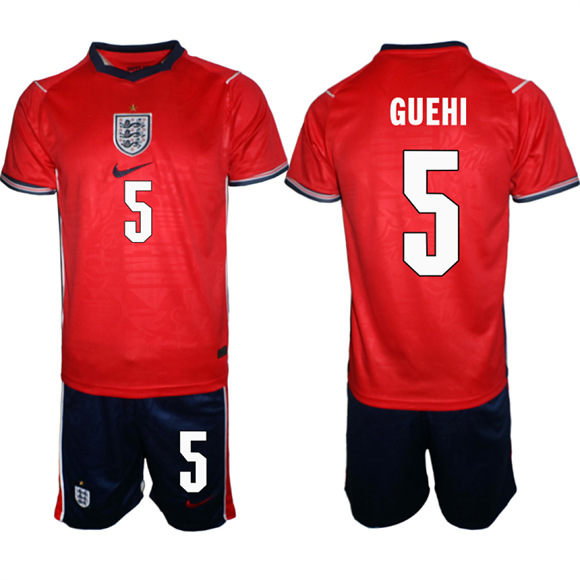 Men's England #5 GUEHI National Team FIFA x World Cup 2026 Away On Field Jersey