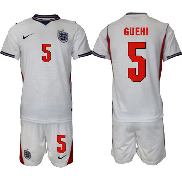 Men's England #5 GUEHI National Team FIFA x World Cup 2026 Home On Field Jersey