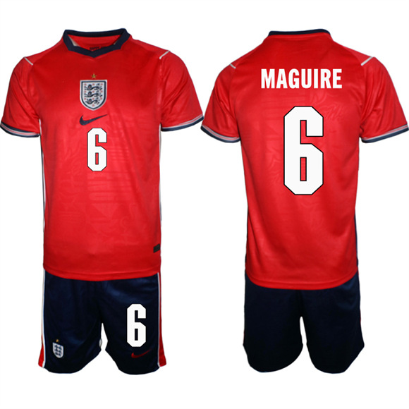 Men's England #6 MAGUIRE National Team FIFA x World Cup 2026 Away On Field Jersey