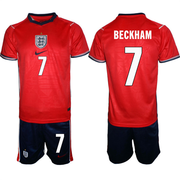 Men's England #7 BECKHAM National Team FIFA x World Cup 2026 Away On Field Jersey
