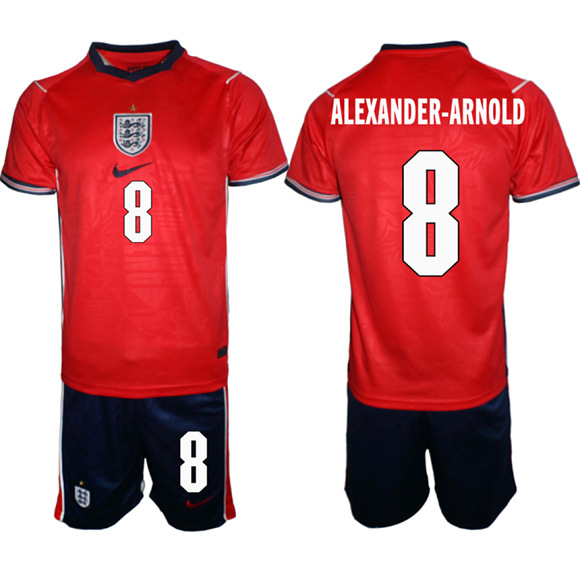 Men's England #8 ALEXANDER-ARNOLD National Team FIFA x World Cup 2026 Away On Field Jersey