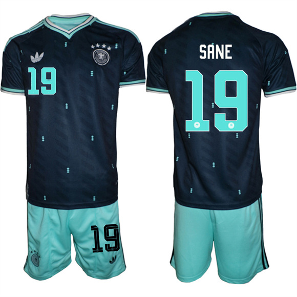 Men's Germany #19 SANE National FIFA x World Cup 2026 Away On Field Jersey
