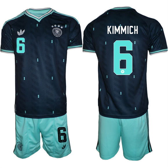 Men's Germany #6 KIMMICH National FIFA x World Cup 2026 Away On Field Jersey