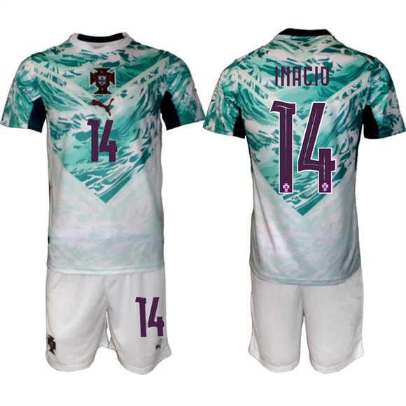 Men's Portugal #14 INACIO Away National Team FIFA x World Cup 2026 Soccer jerseys