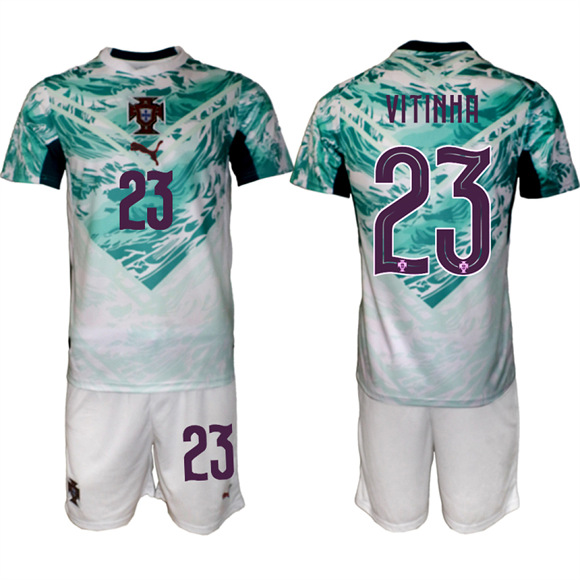 Men's Portugal #23 VITINHA Away National Team FIFA x World Cup 2026 Soccer jerseys