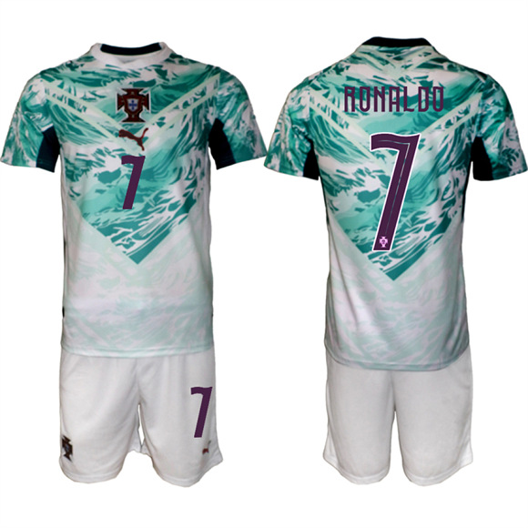 Men's Portugal #7 RONALDO Away National Team FIFA x World Cup 2026 Soccer jerseys