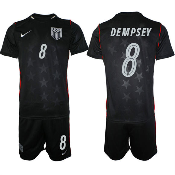 Men's USA #8 DEMPSEY Team FIFA x World Cup 2026 Away On Field Suit Jersey