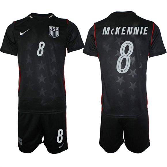 Men's USA #8 McKENNIE Team FIFA x World Cup 2026 Away On Field Suit Jersey