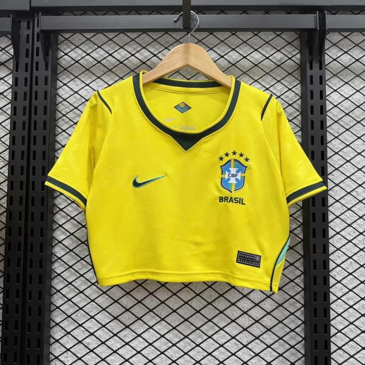 Women Brazil 2026 World Cup Crop Jersey