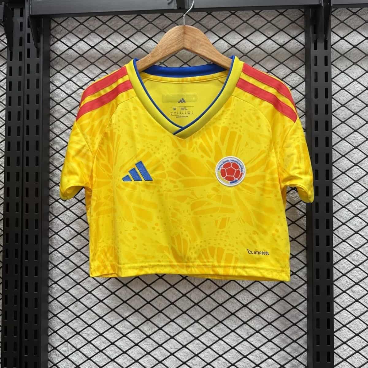 Women Colombia Yellow 2026 World Cup Home Crop Jersey