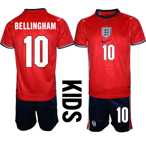 Youth England #10 BELLINGHAM National Team FIFA x World Cup 2026 Away On Field Jersey