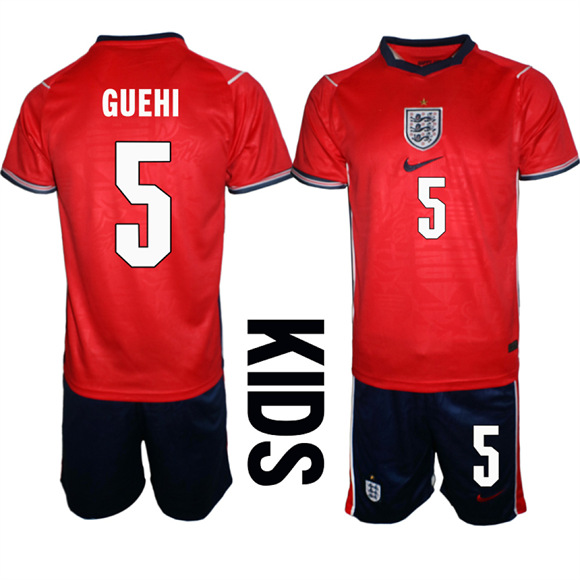 Youth England #5 GUEHI National Team FIFA x World Cup 2026 Away On Field Jersey