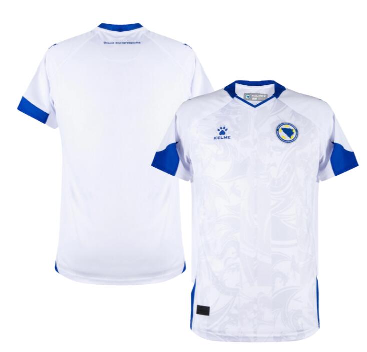 Men's Bosnia and Herzegovina 2026 World Cup Away White AAA Jersey