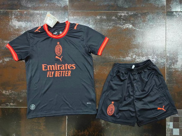Kids AC MILAN 2nd Away 2026-27 kids Suit Soccer Jerseys