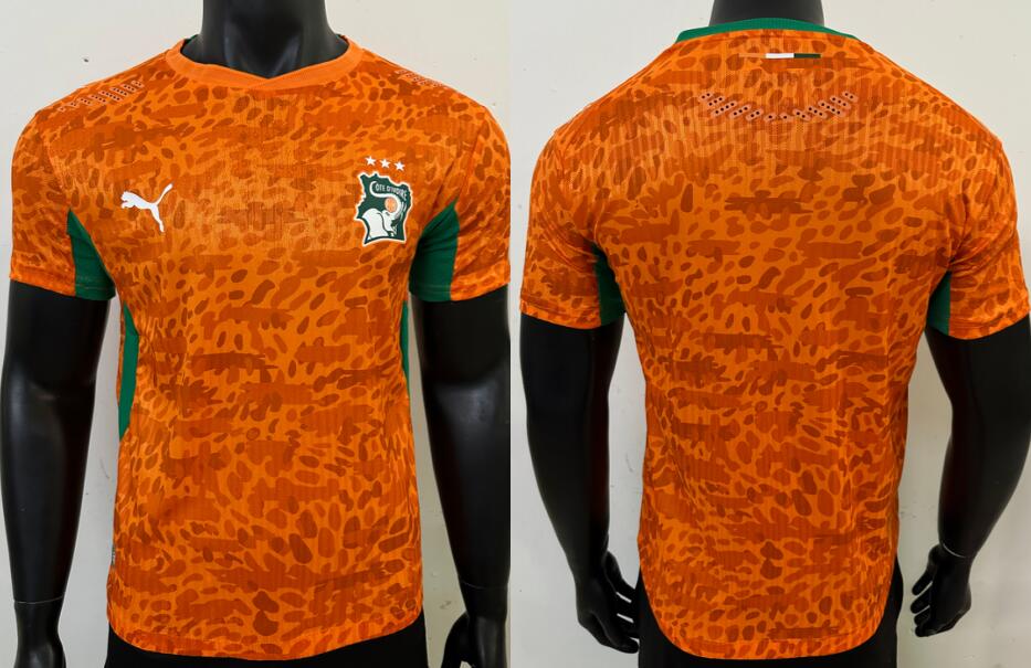 Men's Cote d'Ivoire 2026-27 Home Player Shirt Jersey