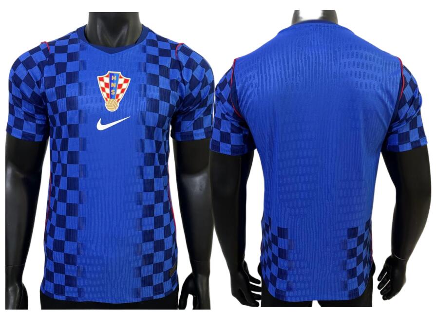 Men's Croatia 2026-27 Away Player Shirt Jersey