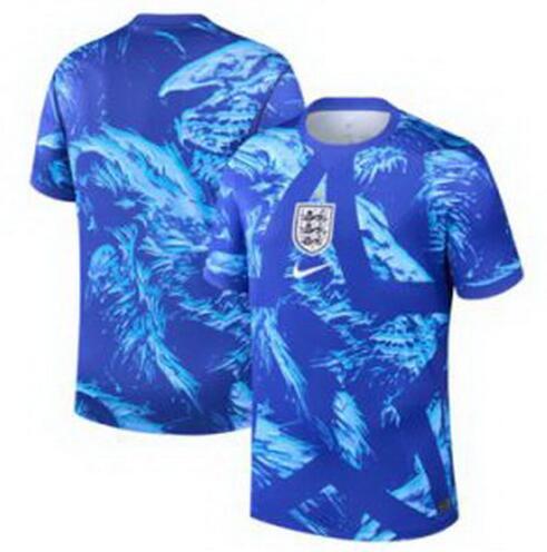 Men's England Custom 2026 World Cup Away Blue Player Nike Shirt Jersey
