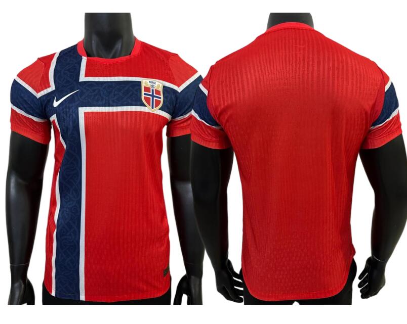 Men's Norway 2026 World Cup Player Home Red Jersey
