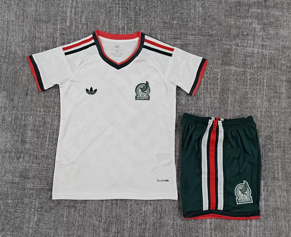 Youth Mexico #1 L.MALAGON National Team FIFA x World Cup 2026 Away On Field Kids Jersey