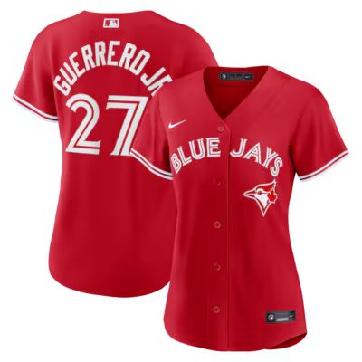Women's Vladimir Guerrero Jr. Toronto Blue Jays #27 Nike Canada Day Replica Jersey - Red