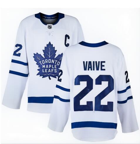 Men's Rick Vaive Toronto Maple Leafs #22 White Fanatics Breakaway Jersey