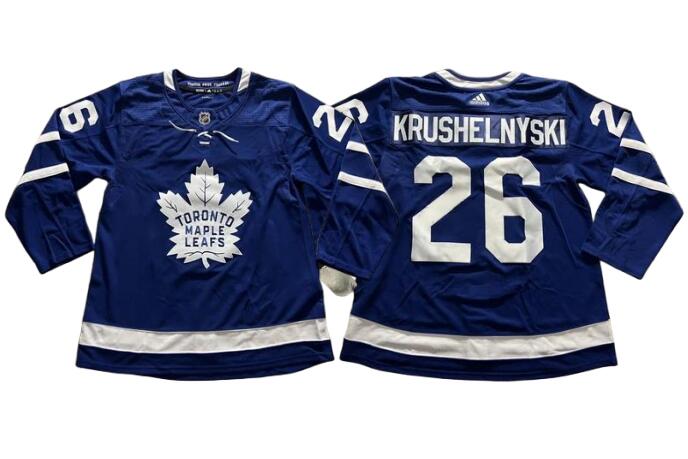 Men's Toronto Maple Leafs #26 Mike Krushelnyski Adidas Hockey Jersey