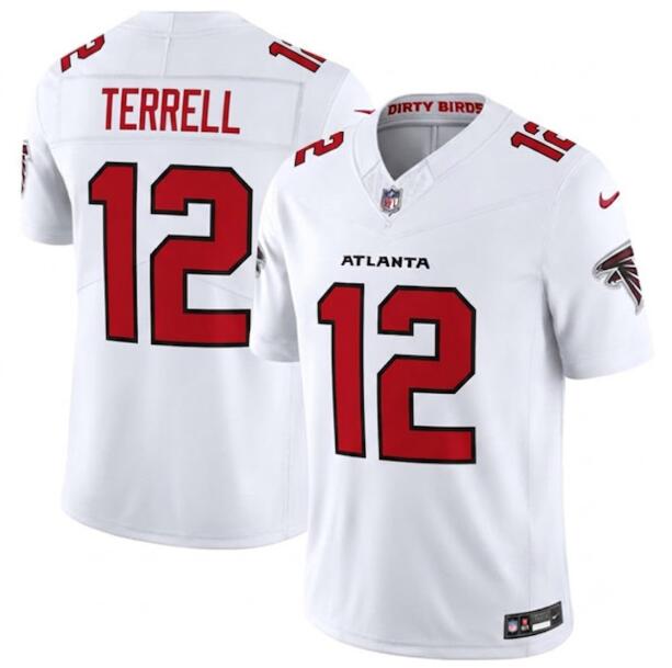 Men's Atlanta Falcons #12 Avieon Terrell White 2026 New F.U.S.E. Vapor Untouchable Limited Football Stitched Jersey