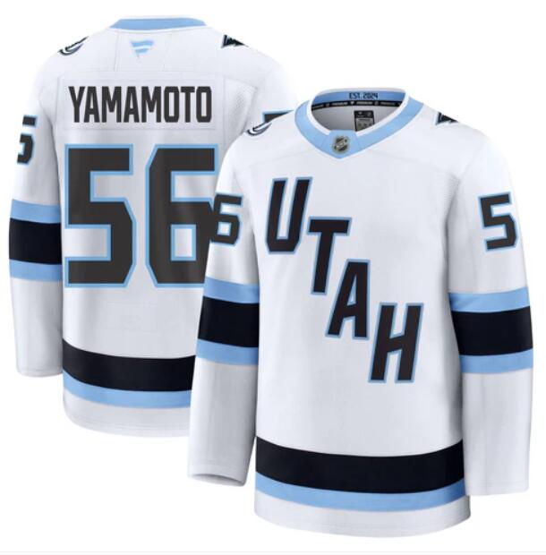 Men's Kailer Yamamoto Utah Mammoth #56 Fanatics Away Premium Jersey