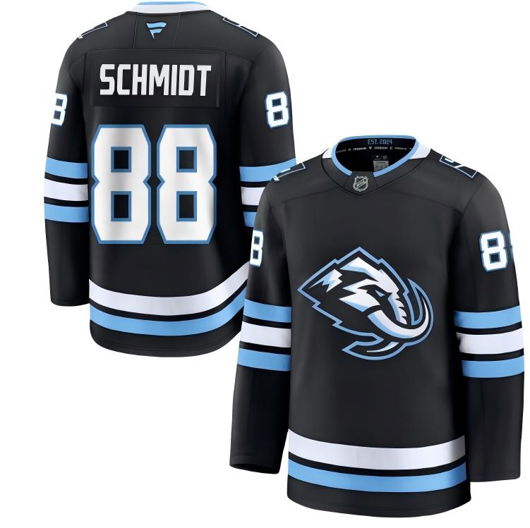 Men's Utah Mammoth #88 Nate Schmidt Fanatics Home Navy Blue Premium Jersey