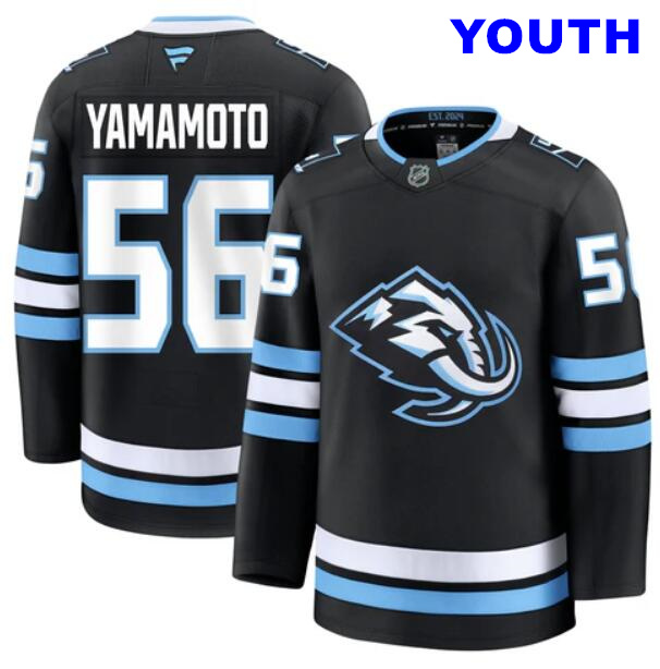 Youth Kailer Yamamoto Utah Mammoth #56 Fanatics Home Premium Jersey