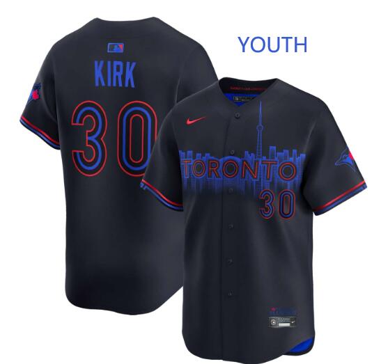 Youth Alejandro Kirk Toronto Blue Jays #30 City Connect Limited Nike Jersey