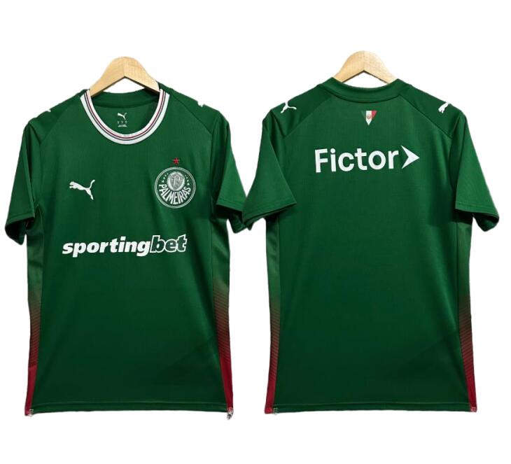 Men's 2026-27 Palmeiras Home Green AAA Soccer Jersey Shirt