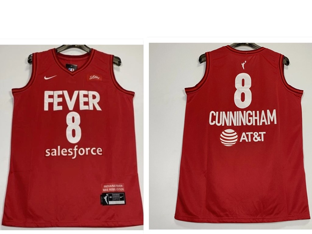 Youth/Women/Men Indiana Fever #8 Sophie Cunningham Red Edition Victory Stitched Jersey