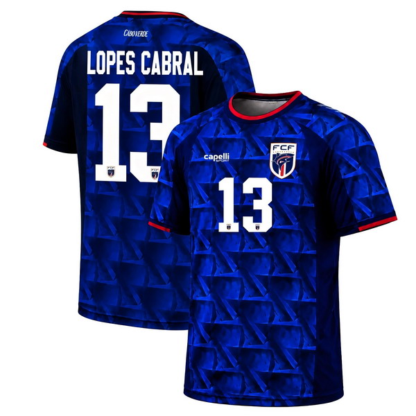 Men's Sidny Lopes Cabral 13 Cape Verde 2026 Home  Printed Soccer Jersey