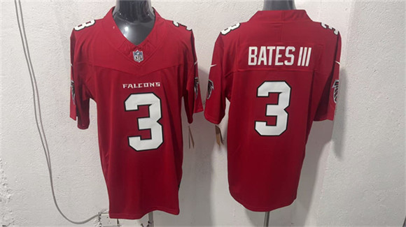 Men's Atlanta Falcons #3 Jessie Bates III Red 2026 New F.U.S.E. Vapor Untouchable Limited Football Stitched Jersey