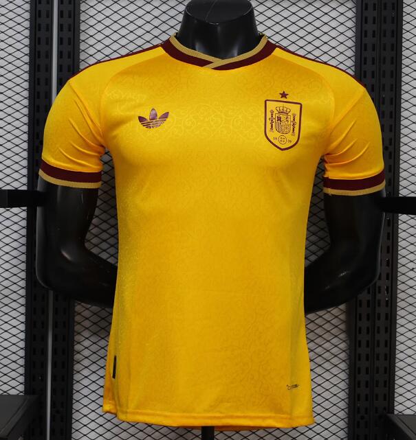Spain 2026-27 Special Edition Yellow Soccer Player Version Jersey