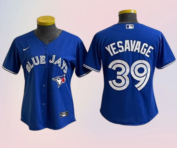Women's Toronto Blue Jays #39 Trey Yesavage Nike Blue Replica Jersey(Run Small)