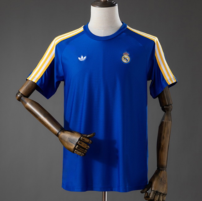 Real Madrid 2026-27 Special Edition Terrace Icons T-Shirt Blue  Soccer Jerseys