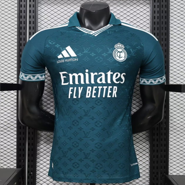 Real Madrid 2026-27 Special Green Polo Soccer Jersey Player Version