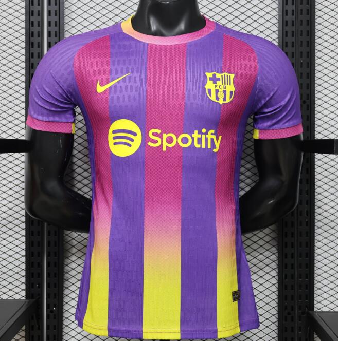 Barcelona 2026-27 Special Edition Purple Yellow Soccer Jersey Player Version